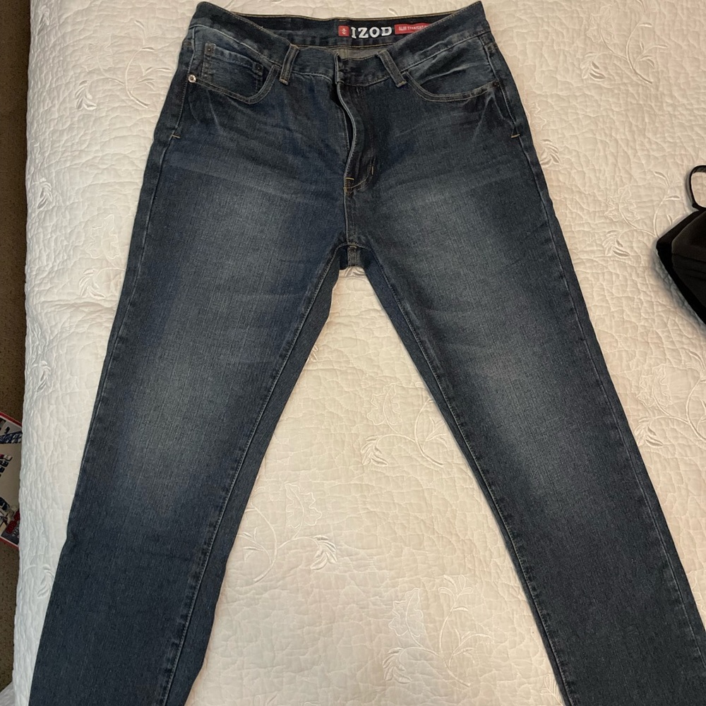 IZOD slim straight fit jeans 34x30